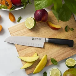 Santoku 7 inch, hollow edge