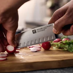 Santoku 7 inch, hollow edge