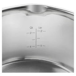 Sauce pan, 1.6 qt, stainless steel