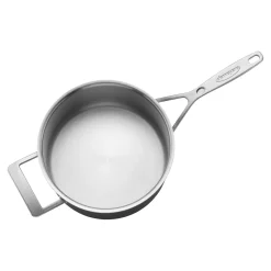 Sauce pan with lid, 4.25 qt, 18/10 Stainless Steel