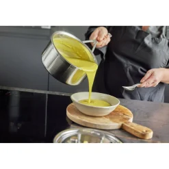 Sauce pan with lid, 2.25 qt, 18/10 Stainless Steel