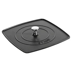Square, 10.3" Grill Press, Black Matte