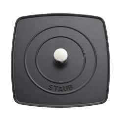 Square, 10.3" Grill Press, Black Matte