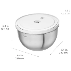 stainless steel / M/L Vacuum Starter Set, 9-pc