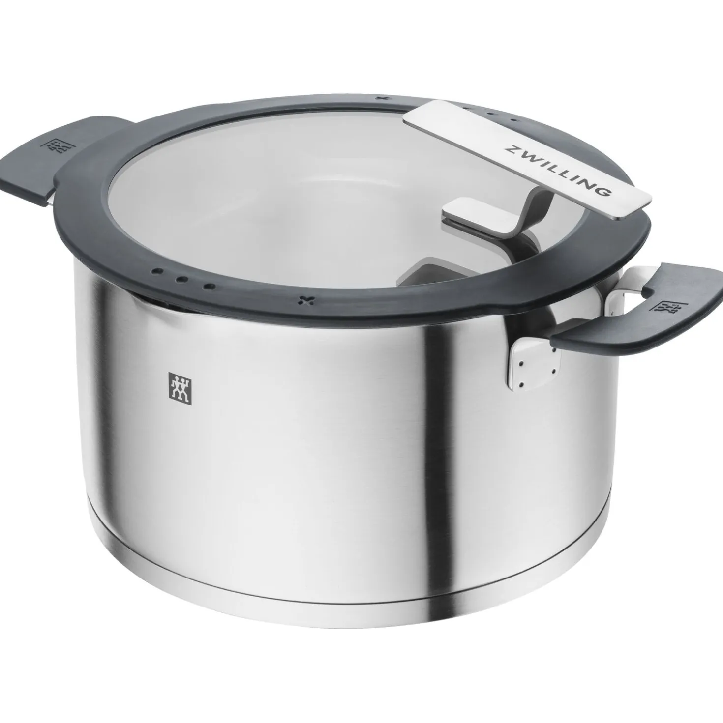 Stock pot, 6.25 qt, stainless steel