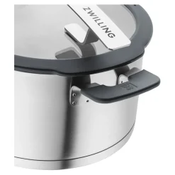 Stock pot, 6.25 qt, stainless steel