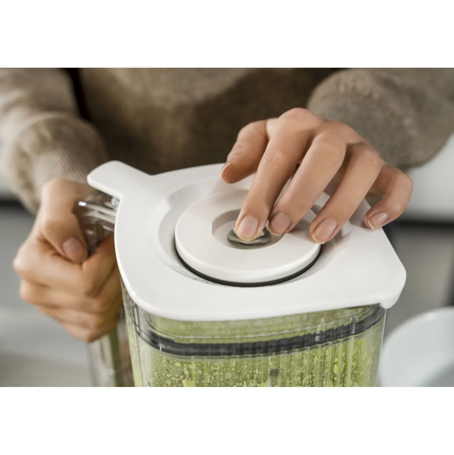 Vacuum Adapter For Table-/Power Blender, White