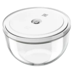 Vacuum bowl L / 24 cm, glass, transparent