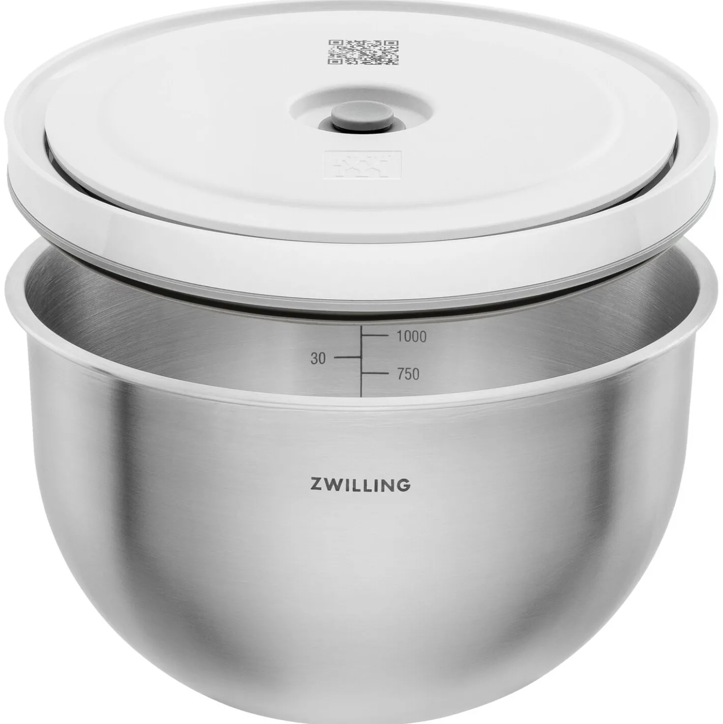 Vacuum bowl M / 18 cm, stainless steel, silver