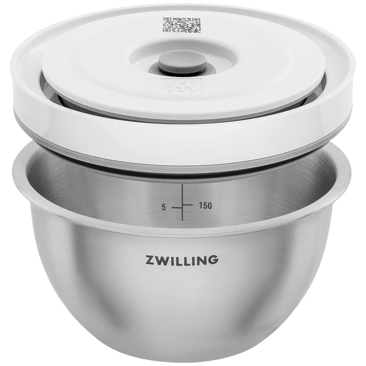 Vacuum bowl S / 12 cm, stainless steel, silver