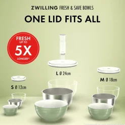 Vacuum bowl S / 12 cm, stainless steel, silver