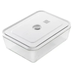Vacuum Fridge Container, Glass, Grey