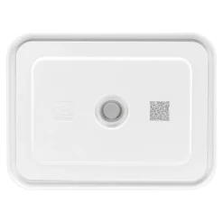 Vacuum Fridge Container, Glass, Grey