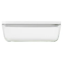 Vacuum Fridge Container, Glass, Grey