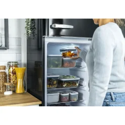 Vacuum Fridge Container, Glass, La Mer