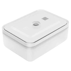 Vacuum Fridge Container, Plastic, Semitransparent-grey