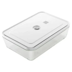 Vacuum Gratin Dish, Glass, Grey