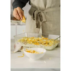 Vacuum Gratin Dish, Glass, La Mer