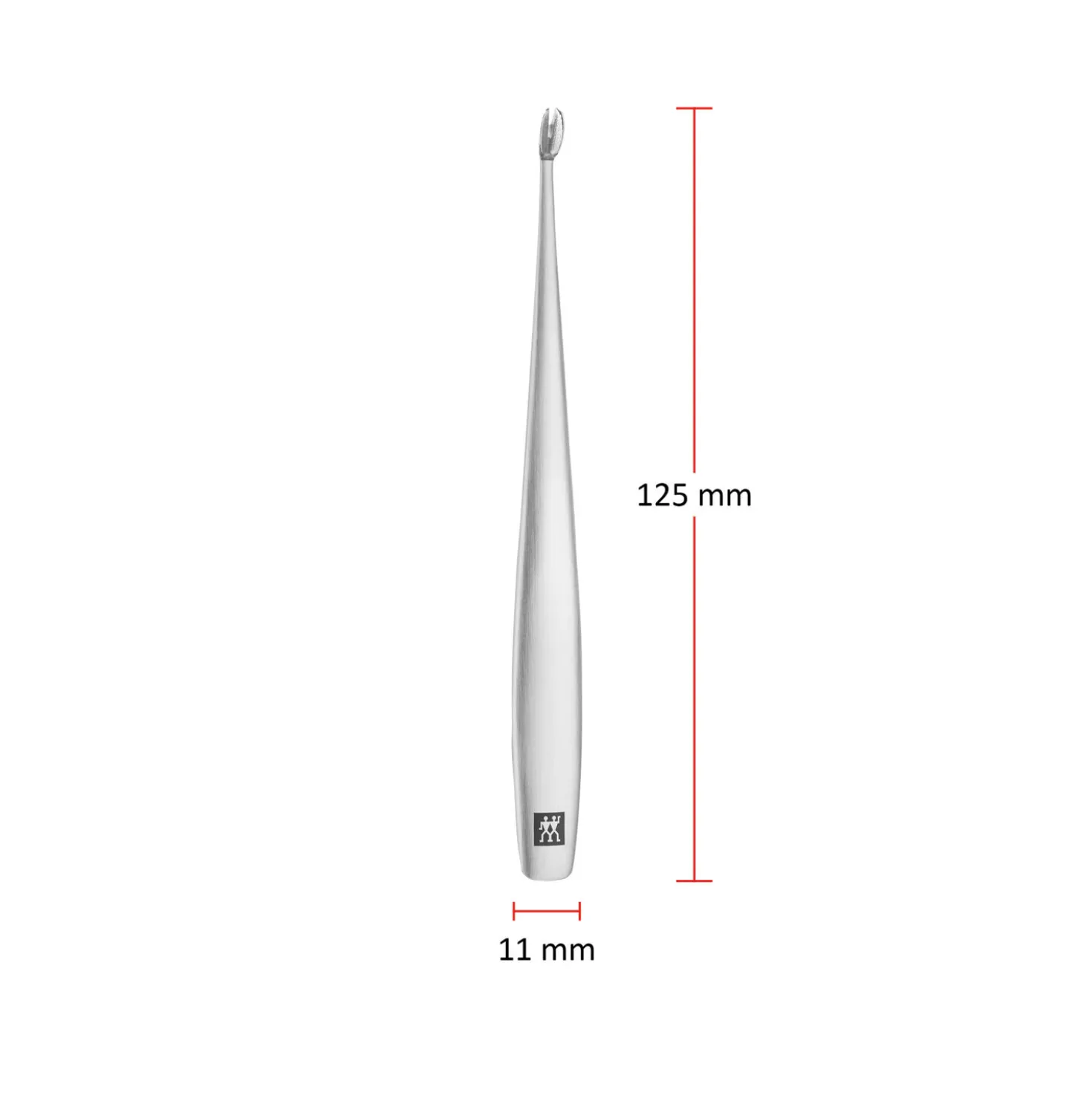 V-cuticle Knife - Matt Stainless Steel