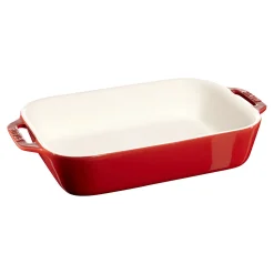 10.5-x 8-inch, Rectangular, Baking Dish, Cherry