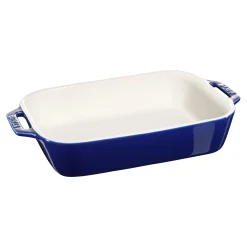 10.5-x 8-inch, Rectangular, Baking Dish, Dark Blue