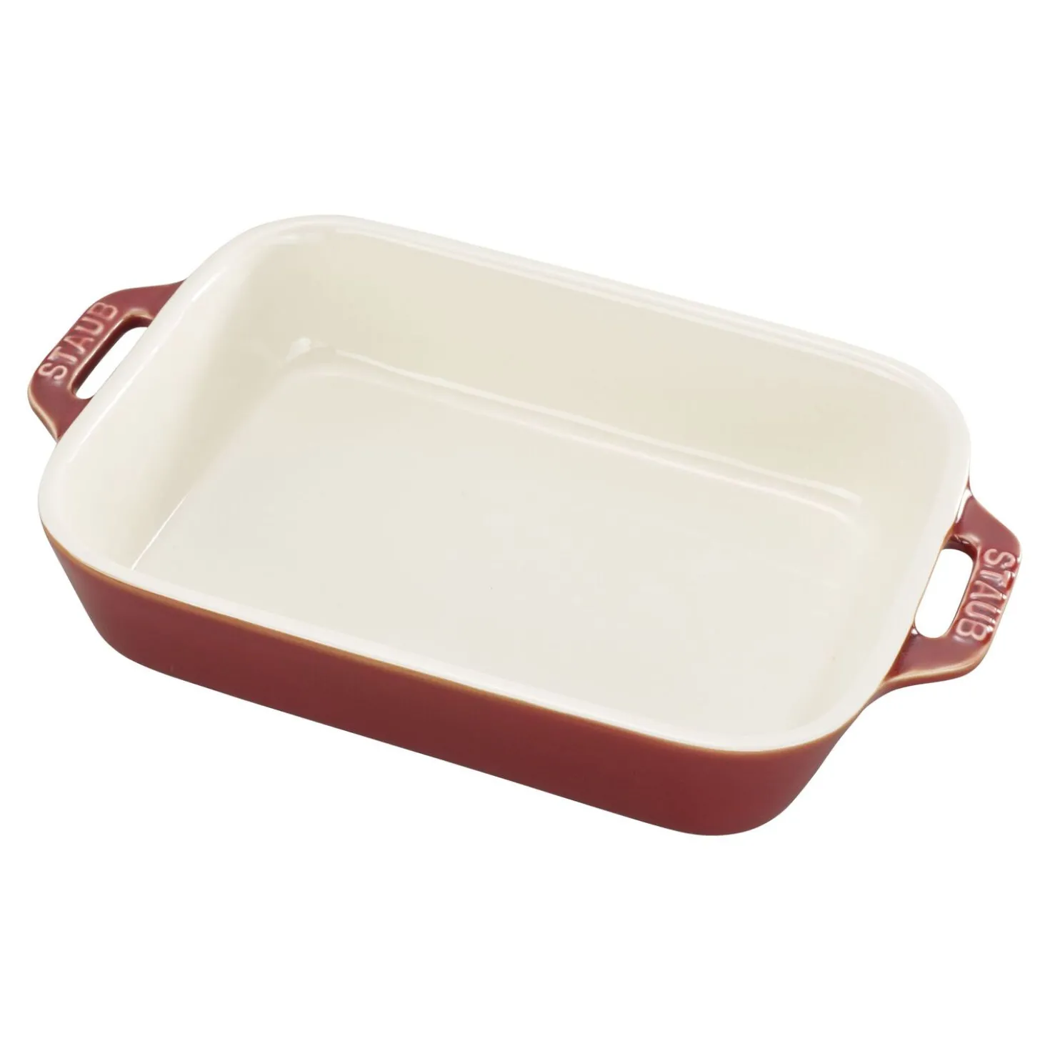 7.5-x 6.5-inch, Rectangular, Baking Dish, Rustic Red
