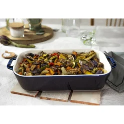 13-x 9.5-inch, Rectangular, Baking Dish, Dark Blue
