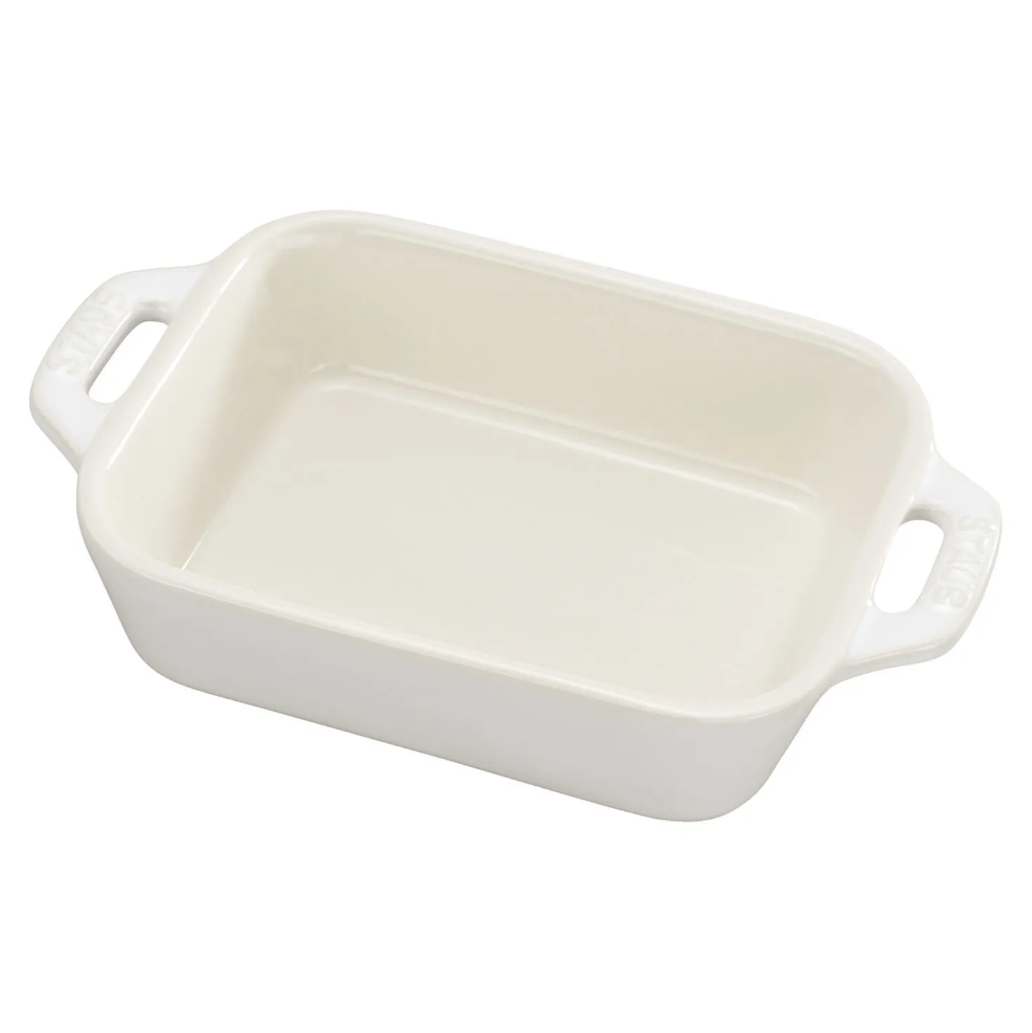 13-x 9.5-inch, Rectangular, Baking Dish, Ivory-white