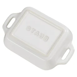13-x 9.5-inch, Rectangular, Baking Dish, Ivory-white