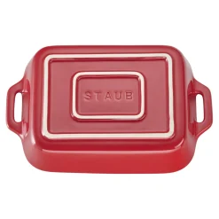 7.5-x 6.5-inch, Rectangular, Baking Dish, Cherry