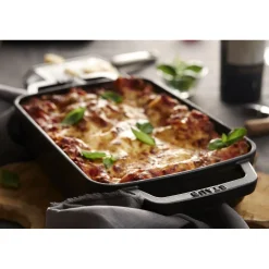 12-x 8-inch, Rectangular, Roasting Pan, Black Matte