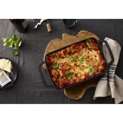 12-x 8-inch, Rectangular, Roasting Pan, Black Matte
