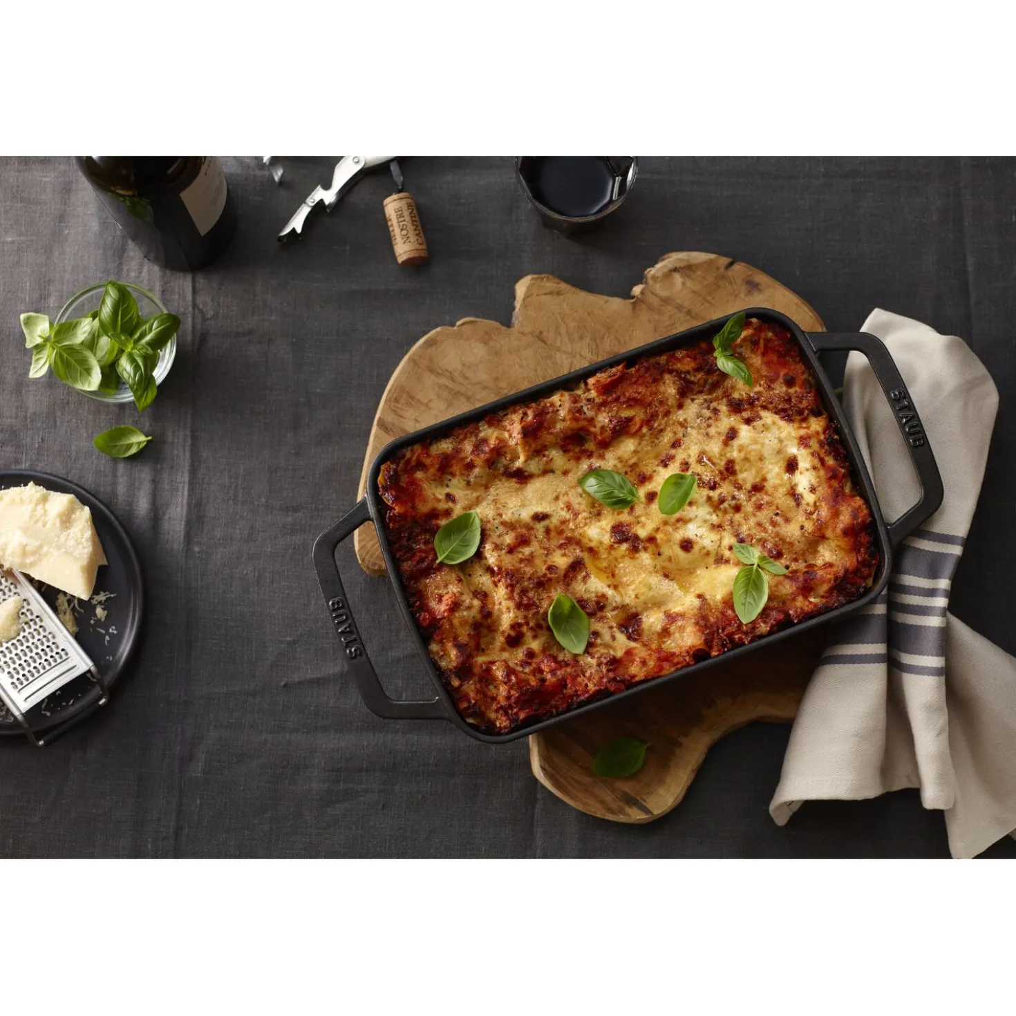 12-x 8-inch, Rectangular, Roasting Pan, Black Matte